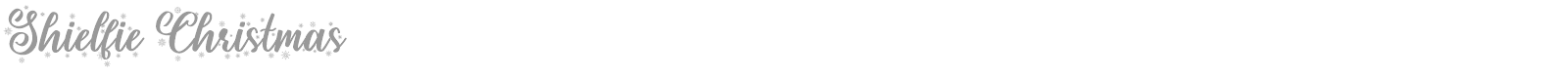 Shielfie font preview